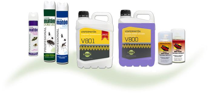 Insecticida spray y liquido